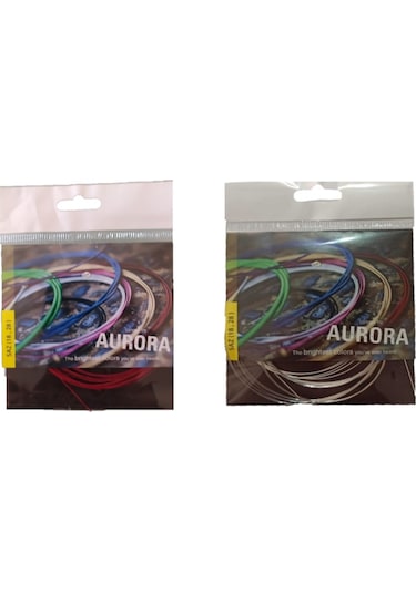 aurora 0,18 kısa sap  kırmızı bağlama teli