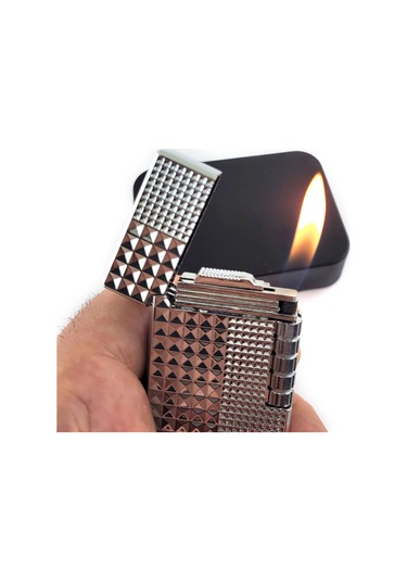 Gazlı Metal Çakmak Krom Renk