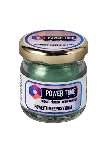 Sedefli Metalik Toz Pigment Boya / Koyu Yeşil / Epoksi Için