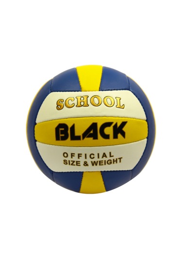 Black School BLK-017 El Dikişli Voleybol Topu Mavi Sarı Mavi - Sarı