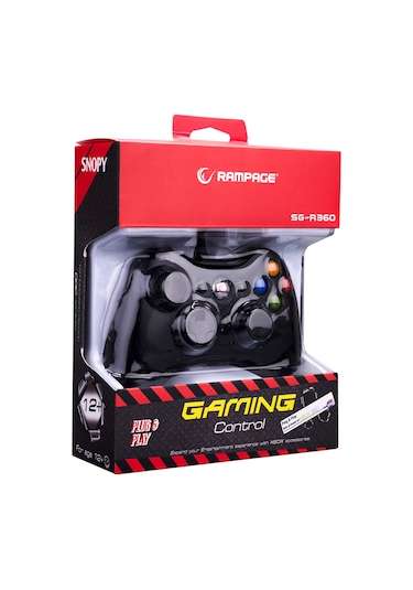 Rampage R360 Xbox Uyumlu Gamepad Pc Bilgisayar Oyun Kolu Joystick