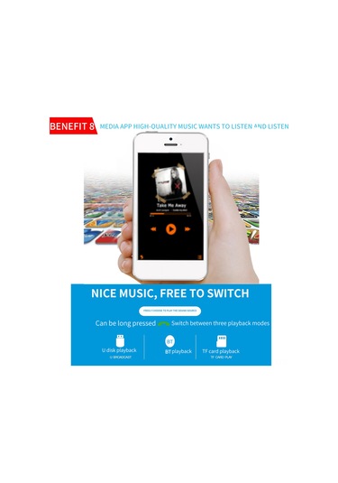 Kosona 805e Modeli Araç Mp3 Çalar: Bluetooth免提, Fm Stereo Aktarımı, 3.1a Çift Usb Şarj Portu