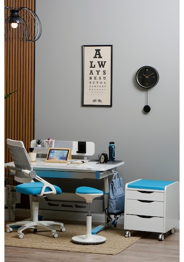 Sirius Standart Yükseklik Ve Eğim Ayarlı, Bilgisayar Ve Oyuncu Masası, Ofis Ve Çalışma Masası Mavi Gri Sirius Standart Yükseklik Ve Eğim Ayarlı, Bilgisayar Ve Oyuncu Masası, Ofis Ve Çalışma Masası Mavi Gri