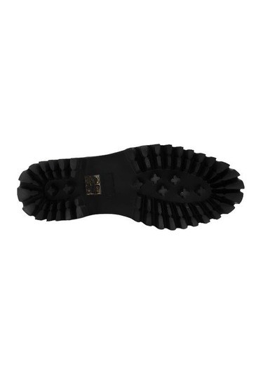 Poletto Hakiki Deri /tekstil Sıyah Çizme Düz 5780 57-835 Siyah