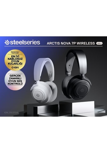 Steelseries Arctis Nova 7p Gen2 Kablosuz Magenta Gaming Kulaklık