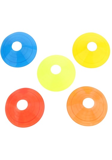 Homyl 5 Adet Futbol Mini Disk Konileri Sınır Turuncu Turuncu Çok Renkli