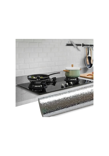 10 Metre Yapışkanlı Mutfak Tezgah Üstü Alüminyum Folyo Al4244