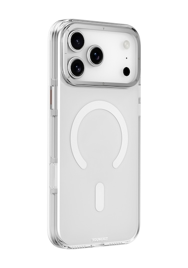 Apple Uyumlu iPhone 17 Pro Max Kılıf M-safe Özellikli Şeffaf Youngkit Crystal Shield Serisi Kapak Şeffaf Şeffaf