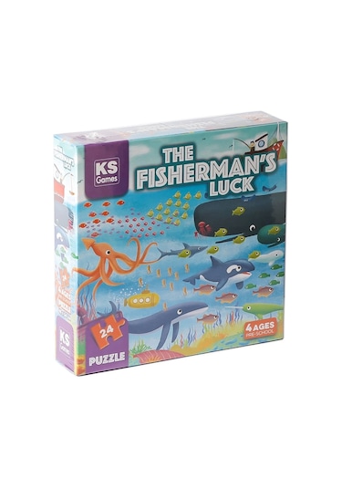 Toptancadde Prs 32708 The Fisherman Sluck Pre School Puzzle -Ks Puzzle