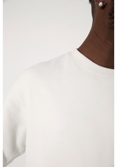 Let The Adventure Begin Beyaz Erkek 2ip Sweatshirt Beyaz