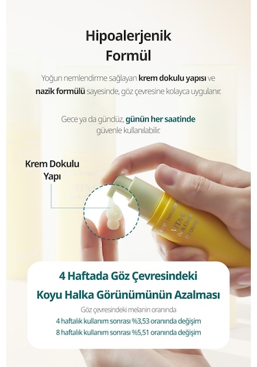Koyu Halka Karşıtı Göz Bakım Kremi Goodal Green Tangerine Vita C Dark Circle Eye Cream