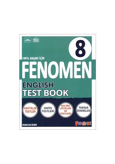 Fenomen 8.Sınıf English Test Book Fenomen Okul Yayınları