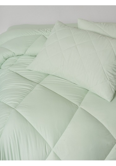Cotton Box Softwash Tek Kişilik Yorgan Seti Adaçayı Yeşil