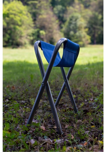 Exent Katlanır Balıkçı Kamp Piknik Taburesi 2'li Mavi