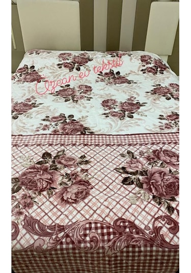 Sarar Çift Kişilik Battaniye-rosery Gül Kurusu Sarar10