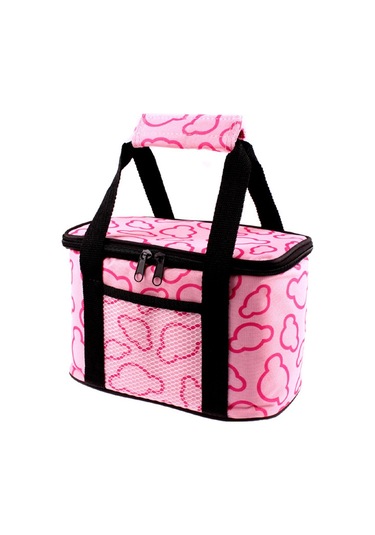 Suntek Yalıtımlı Öğle Yemeği Buz Torbası Kutusu Ofis Pembe