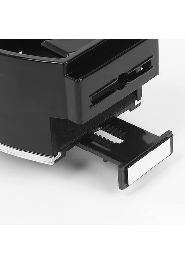 Araba İçin 2'si 1 Arada Havalandırma Telefon Tutucu Ve İçecek Tutucu, Evrensel Bardak Şişe Montaj Braketi Standı Siyah