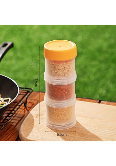 Suntek Taşınabilir Açık Kavanoz Kompakt Yüksek-3-katman Sarı