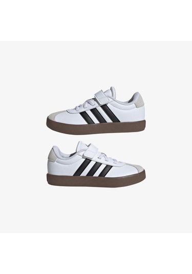 Adidas Vl Court 3.0 Skateboarding Çocuk Beyaz Spor Ayakkabı Id9155 Beyaz