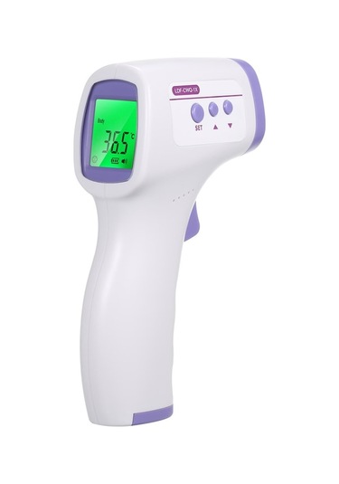 Dijital Lcd Ekranlı Hassas Alın Termometresi - Kızılötesi Temassız Ölçüm