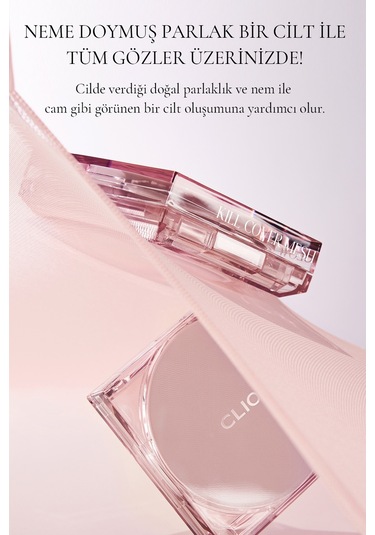 Clio Kill Cover Mesh Glow Cushion + Refill SPF50+ 3 Linen