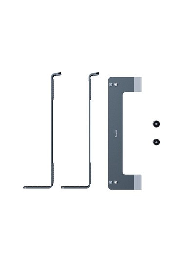 Baseus Ultrastable Serisi Masaüstü Dizüstü Bilgisayar Standı Alüminyum Alaşımlı 4 Vites Ayarlanabilir Dizüstü Bilgisayar Braketi - Uzay Grisi
