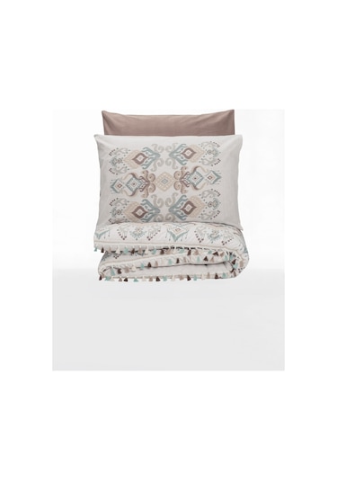 Cotton Box Candy Çift Kişilik Nevresim Takımı Asilo Kahve Kahverengi