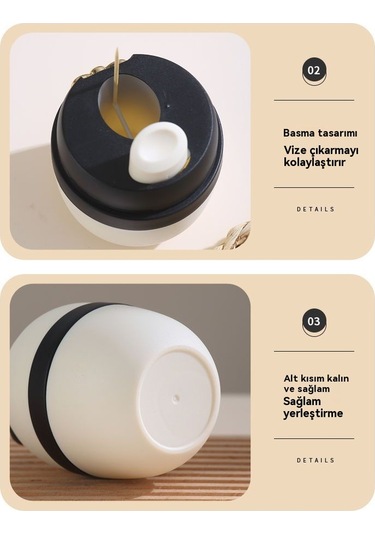 Panda Kürdan Silindiri Otomatik Olarak Açılır Çok Renkli