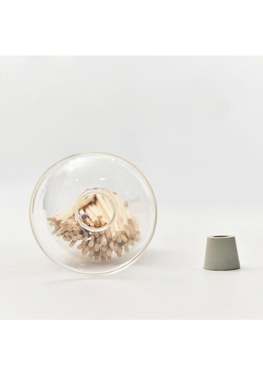 Trendooze Cam Kibrit Çan Kavanoz, Şömine Temizleme, Pratik Kullanım Temizlemek