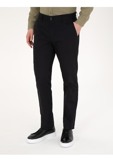 Pierre Cardin Erkek Siyah Pantolon Kanvas-chino 50288510-vr046 Siyah