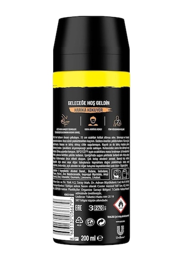 Axe Dark Temptation XL 48H Erkek Sprey Deodorant 200 ML