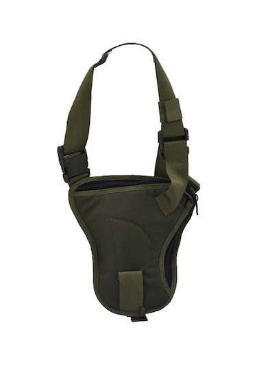 Tabancalık Bel Bacak Omuz Çantası Yeşil