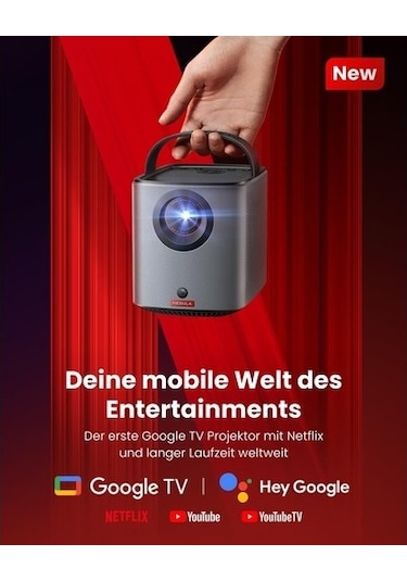 Anker Nebula Mars 3 Air 2023 400 Lümen Akıllı Taşınabilir WiFi Kablosuz Projeksiyon