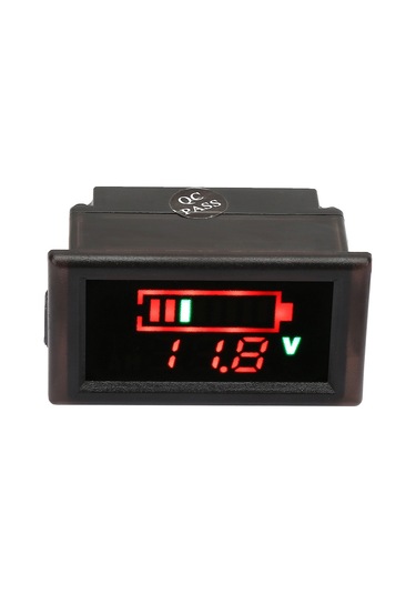 Ximistore9 Su Geçirmez Elektrikli Araç Akıllı Göstergesi - Gerçek Zamanlı Voltaj, Akım Yüzdesi Ve Pil Seviyesi Gösterici Dc 6-120v