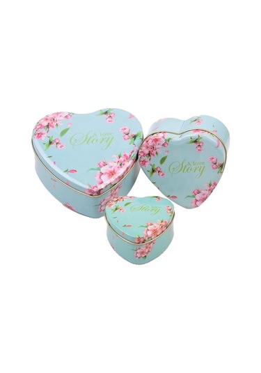 Kalpli Kutu 3 Farklı Boy Hediye Kutusu Sevgililer Günü Hediye Kutusu A Love Story Yeşil