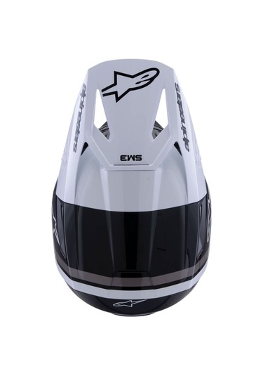 Alpinestars Sm3 Radium Off-Road Cross Kaskı Beyaz - Gri - Siyah