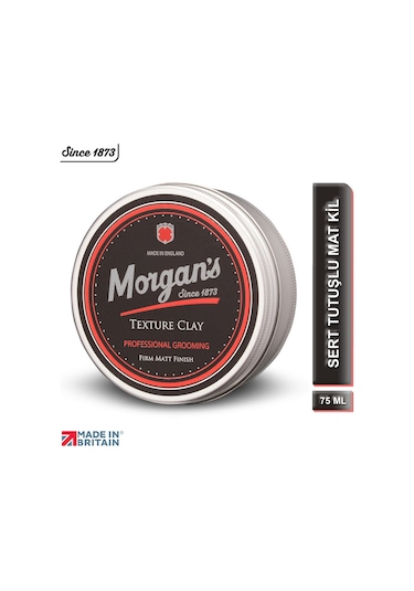 Morgan's Pomade Texture Clay Firm Matt Finish - Doku Veren Sert Saç Şekillendirme Kili 75 ML