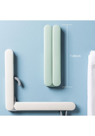 Konesam Yolculuk İçin Katlanabilir Abs Oyak, Kayma Engellli Ev Ve Seyahat Çamaşırı Asma Aleti, Uzun Ve Kısa Giyim İçin Çok Amaçlı Tasarım Beyaz