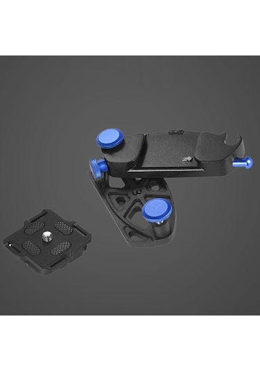 Gopro Slr Kamera İçin Poyınco Py-081 Kemer Klipsi Sırt Çantası Omuz Askısı Askısı - Mavi