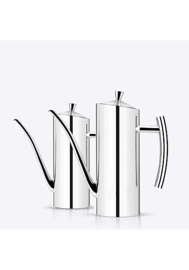 Paslanmaz Çelik Yağdanlık Mutfak Yağ Tankı Pot Sos Sirke Damlama