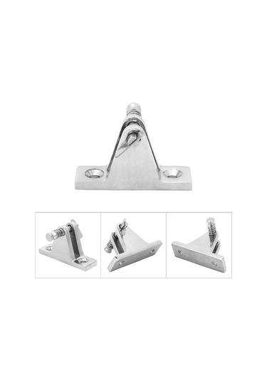 Jeehugo Gemi Ve Yat İçin 60x18mm Paslanmaz Çelik 316 Gemi Gövde Menteşi - Dayanıklı, Tuzlu Suya Dayanır, Kolay Kurulum