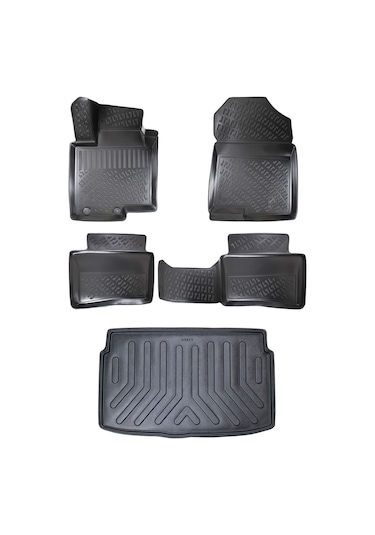 Rizline Hyundai I20 2020 Sonrası 3D Paspas+Bagaj Havuzu Seti