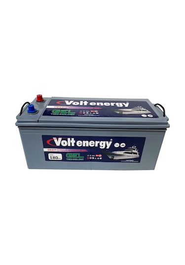 Volt 12 V 180 Amper Deep Cycle Marin Jel Nanocarbon Akü