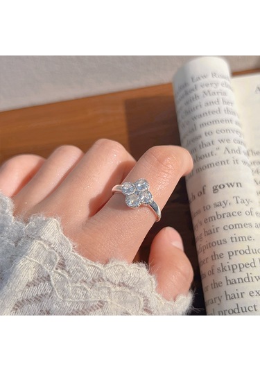 Kadınlar İçin Özel Olarak Tasarlanmış Benzersiz Düz Bantlı Yüzük No.91 Çok Renkli