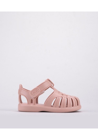 Igor S10271 Tobby Solid Çocuk Pudra Sandalet S10271 Pudra