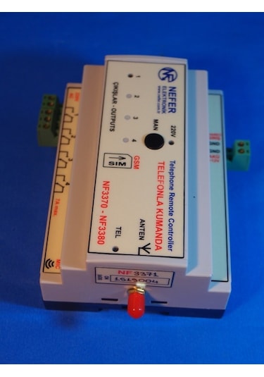 Nefer Nf3371 Gsm Kontrol Telefon Kumanda Pompa Vana Kapı Röle