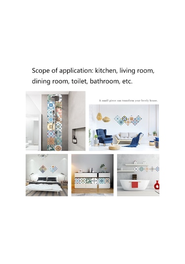 Sones Kalınlaştırılmış Duvar Çıkartmaları Duvar Kağıdı Kendinden Yapışkanlı Pvc Zemin Karosu Çıkartmaları Su Geçirmez Ve Aşınmaya Dayanıklı Zemin Çıkartmaları C Diğer