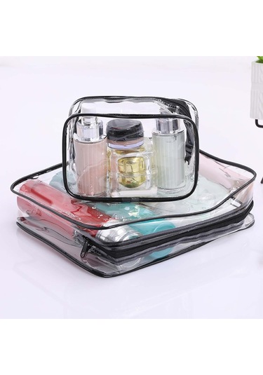 Homyl Saç Aksesuarları Için Temizle Makyaj Çantası Seyahat