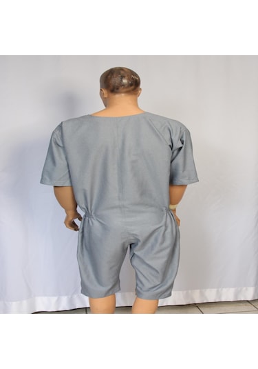 Yeni Nesil Kısa Kol Alzheimer Demans Tulum Hasta Bakım Kıyafeti