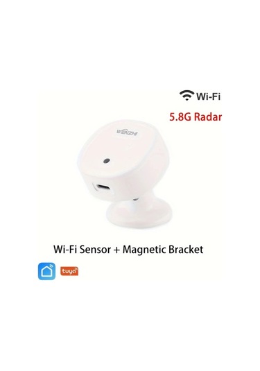 Motion003 Wifi 5.8g Radarı Zigbee Wifi Akıllı İnsan Varlık Sensörü Aydınlatma Algılama Manyetik Braket Ev Güvenlik İçin Tuya Smart Life Uyumlu